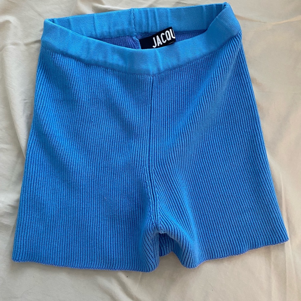 Jacquemus Arcancia ribbed shorts